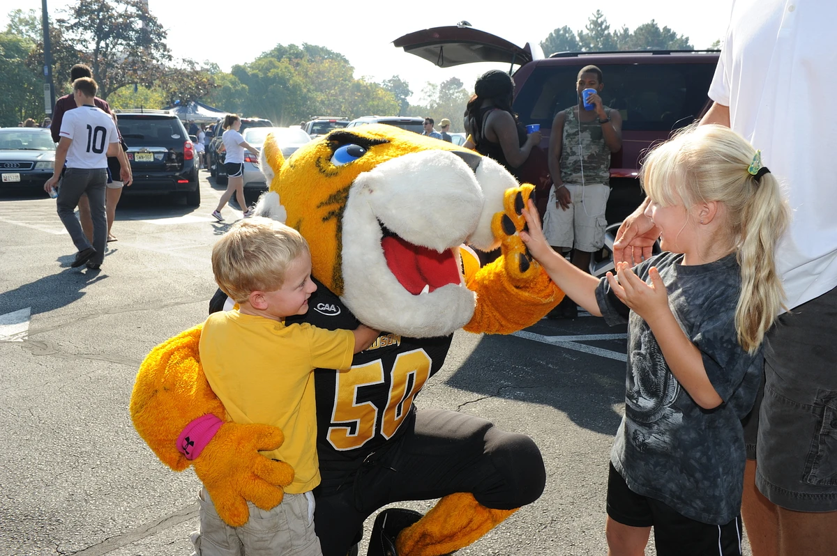 Doc the Tiger and two children